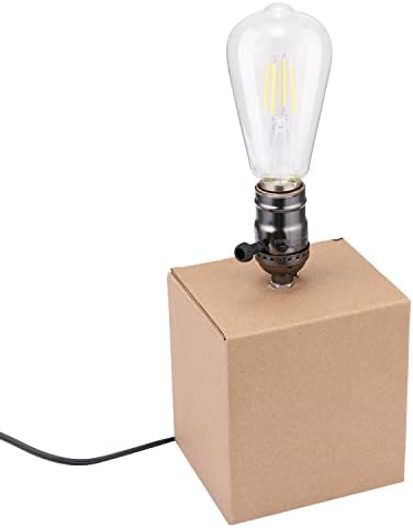 Kit de lâmpada de cordão CANOMO de 12 pés Faça um kit de lâmpada com hardware essencial, soquete de 3 vias e cordão correspondente para religar mesa de construção e lâmpada de piso