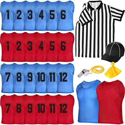 28 PCs Scrimmage Training Colet Numerado Sports Pinnies Listrado Desenvolvimento de árbitros Jersey Jersey Vacada de camisa de camisa