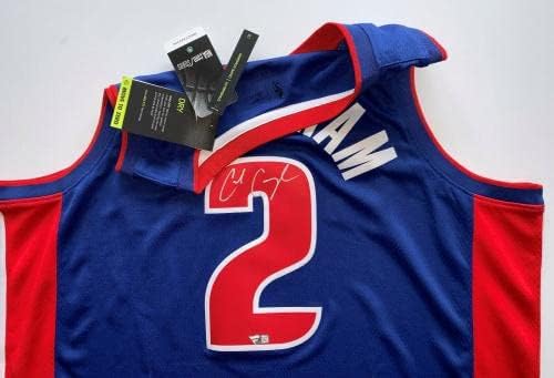 Cade Cunningham assinou o Detroit Pistons Nike Jersey Autographed Fanatics Fan Coa - Jerseys autografadas da NBA