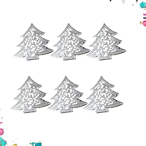6pcs metal shinestone anéis de cozinha suprimentos de decoração center titulares bling holida férias chrsitams Diamond