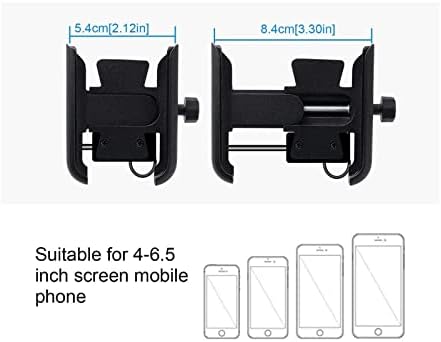 Taefe PowerSports Telefone Mount Aluminium Ligho Motocicleta Phone Stand Stand Bicycle GPS Suporte elétrico Suporte