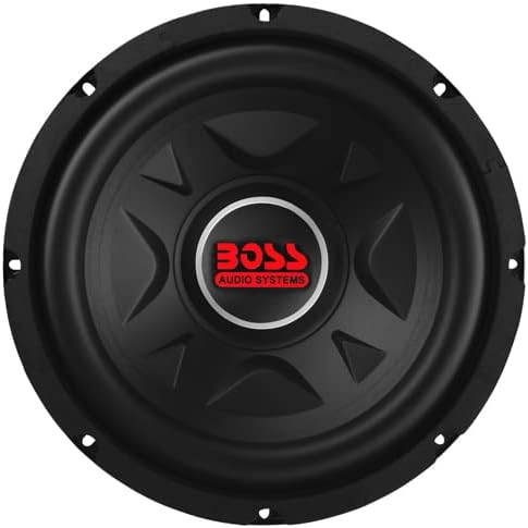Sistemas de áudio Boss Elite BE8D Subwoofer de carro de 8 polegadas - 600 watts Power máxima, bobina de voz dupla de 4 ohm, vendida