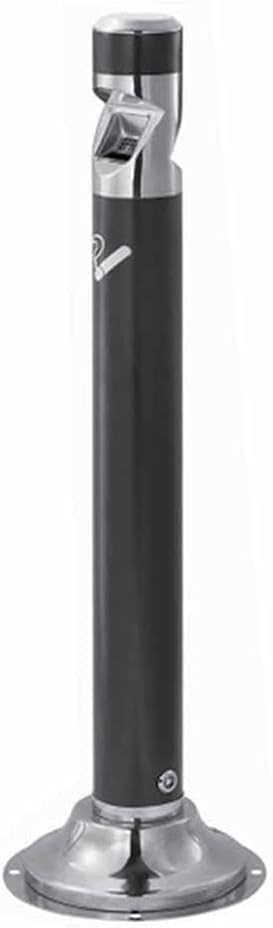 Cinzelo de piso Navreeti, coluna vertical de cigarro ao ar livre coluna de aço inoxidável coleta de coleta de aço, adequado