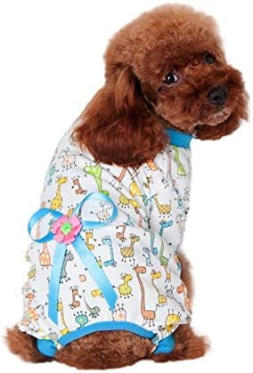 Pijama de pijamas watonic boates de cachorro de estimação de cachorro impressão de cachorros animais de estimação gato roupas quentes