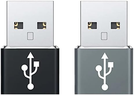 Usb-C fêmea para USB Adaptador rápido compatível com seu Samsung SM-N980F para Charger, Sync, dispositivos OTG como teclado,