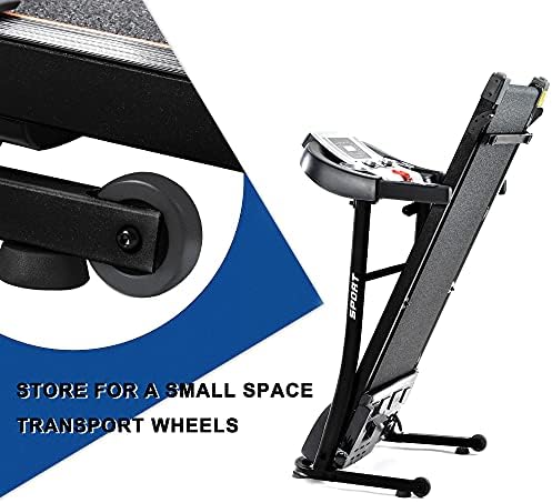 Treadmill de esteira elétrica Treadmill Theadmill Indoor Treadmill Treadmill dobrável com inclinação para corrida e exercício de corrida de caminhada