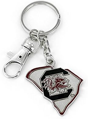 NCAA Heavyweight Home State Design Keychain - Acessórios coloridos e duráveis ​​para chaves, bolsas e bolsas
