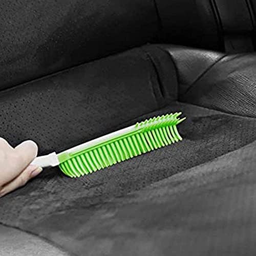 Landhope 2 embalagem Removedor de cabelo de petrever de borracha portátil Limpador de cotão para mobiliário de roupas de carpete Seato de carro de couro também usado como escova de banho de gato com massagem com efeito de massagem
