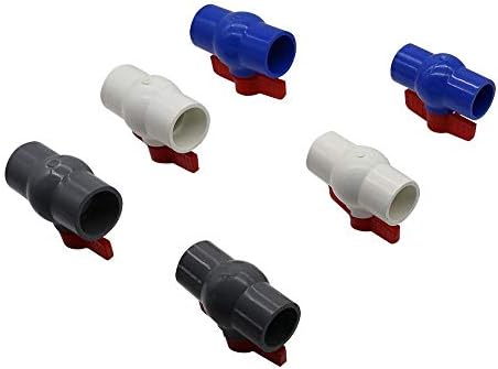 Juntas de tubo de PVC Acessórios para articulações do tubo de jardim Id.20/25/32/40mm Válvula de esfera U-PVC Unização espessada