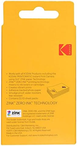 Kodak 2x3ʺ PAPEL DE PAPEL DE 100 PACK PREMIUM com álbum de fotos