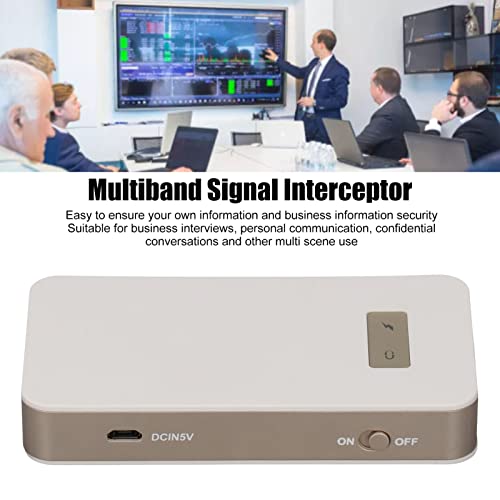 Detector de sinal 4G sem fio Signner Scanner Detector Anti -gravação Equipamento para comunicação, plugue dos EUA
