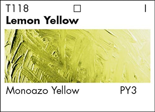 Tinta a óleo da academia Grumbacher, 37 ml/1,25 onça, tonalidade de luz amarela de cádmio