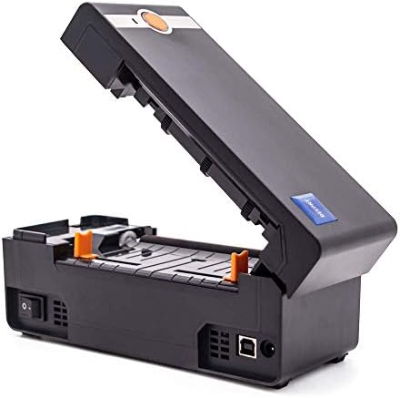 Impressora de etiqueta Bluetooth Silico, Térmica Direto 4x6, detentor da etiqueta incluído, envio de 150 mm/s de alta velocidade,