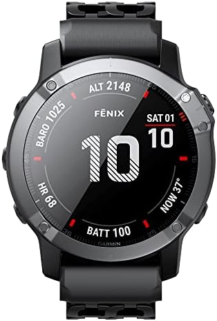 TTUCFA 26mm RELUGA RÁPIDO BANDO DE VABO PARA GARMIN FENIX 7X 6X Fenix ​​3 3HR Banda de aço inoxidável Fenix ​​5x 5x Plus Watch