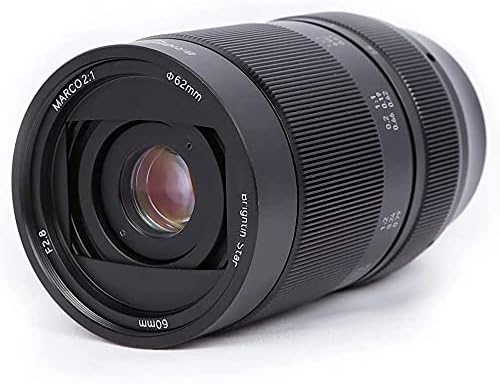 Brightin Star 60mm f2.8 2x Magnificação APS-C Macro único manual de foco lente para a Sony-e
