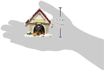 Ornamento de Pinscher em miniatura Um ótimo presente para os proprietários de pinscher em miniatura pintados à mão e facilmente personalizados ornamentos de cachorrinho com costas magnéticas