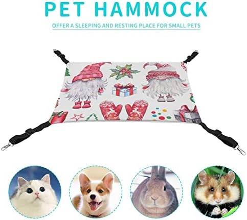 Hammock Cat Christmas Bed Chael Janela de gaiola Salvando o espaço para animais de estimação para pequenos animais de estimação