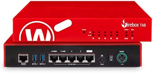 WatchGuard Firebox T40-W APARELHO DE SEGURANÇA com suporte padrão de 1 ano