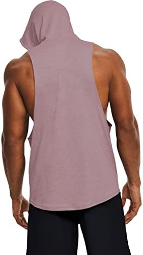 Projeto Titan Men's Cut Off Workout Hoodies Camisas de tanques de ginástica