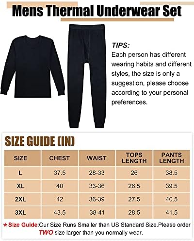 4 Defina roupas íntimas térmicas para homens macios long Johns algodão quente masculino de roupas íntimas térmicas