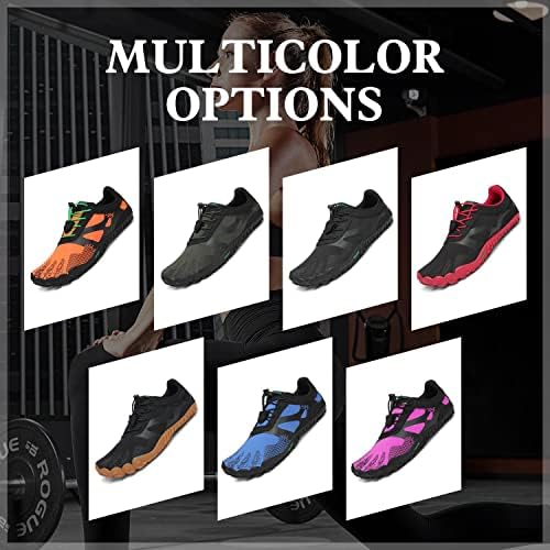 Saguaro unissex sapatos descalços/sapatos multisport minimalista/sola de gota zero e caixa de dedos largos