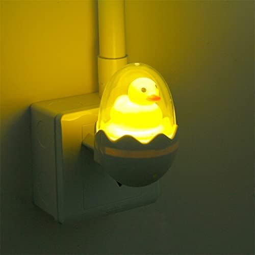 Uxzdx fofo amarelo amarelo pato noturno sensor de luz Lâmpada Dimmable Lamp Remote Controle para o quarto de casa Crianças Presente