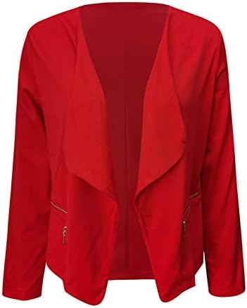 Jackets Balakie Blazer para Mulheres Escritório de Negócios Outwear Lupa de lapela de lapela longa Terno de blazer de verão