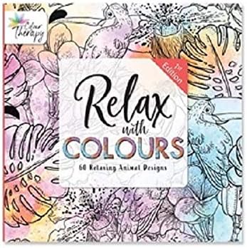 Livros para colorir para colorir adultos terapia calma 30 páginas Floral ou padrões animais, animais