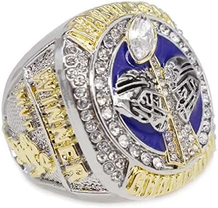 Campeonato de futebol Presentes para fãs KC City Réplica Ring Ring Souvenir for Men Women Boys Office Desk Memorabilia