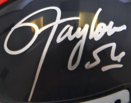 Lawrence Taylor autografou o New York Giants Mini capacete - Mini capacetes autografados da NFL