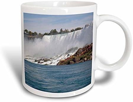 3drose Mug_76092_1 Canadá, Ontário, Niágara Falls. Caminhando pelas Cataratas -CN08 LSE0004 - Lynn Seldon Creamic caneca, 11 oz, multicolor