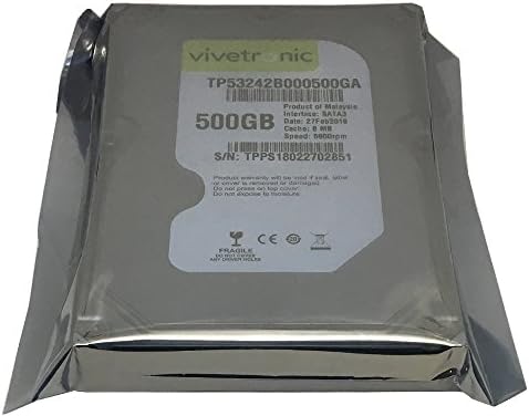 Cache genérico de 500 GB de 8MB 5900rpm SATA 3GB/S 3,5 pol