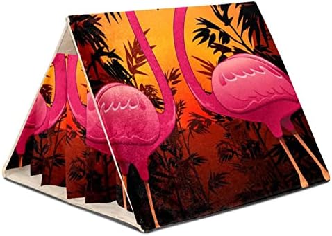 Aproveitando os pássaros flamingo de esconderijo de animais de estimação no Dusk Hamster House Playhouse de porquinhos de porquinhos para coelhos anões Hedgehogs Chinchillas