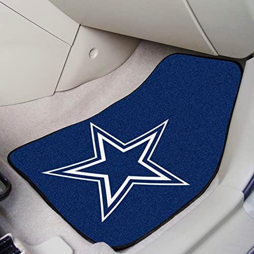 Fanmats Dallas Cowboys Team 2 peças tapetes de carro