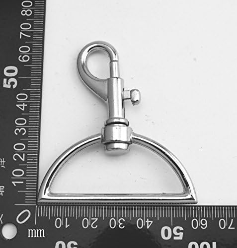 Wuuycoky prateado 1 diâmetro interno ângulo direto d anel de anel de fivela média de fivela de fivela de fivela