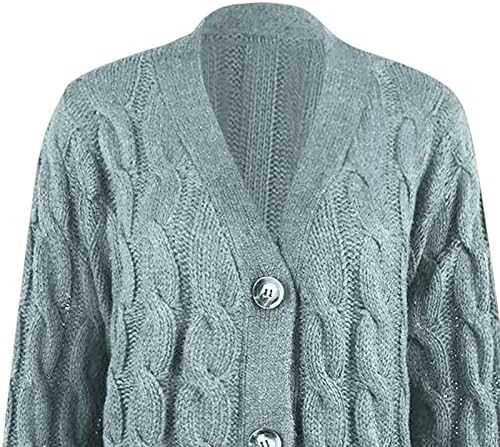 Cokuera Fashion Fashion Long Knit Cardigan Sweater Top Outwear Casual Cardigan Sweater Top Jacket Casal para 2022