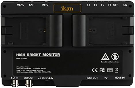 IKAN SAGA S7H High Bright Monitor Deluxe Kit para Canon E6 Series Black