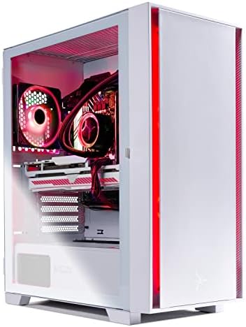 Skytech Shiva II Gaming PC Desktop-AMD Ryzen 7 5700x 3,4 GHz, NVIDIA RTX 4070, 1TB NVME SSD, 16GB DDR4 RAM 3200, 650W PSU Gold, 240mm