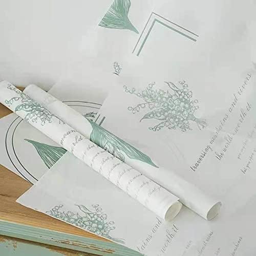 Hoxekle 20pcs lírio do vale espessado papel de papel de papel embrulhando papel de embalagem de papel lojista de flores 50x70cm