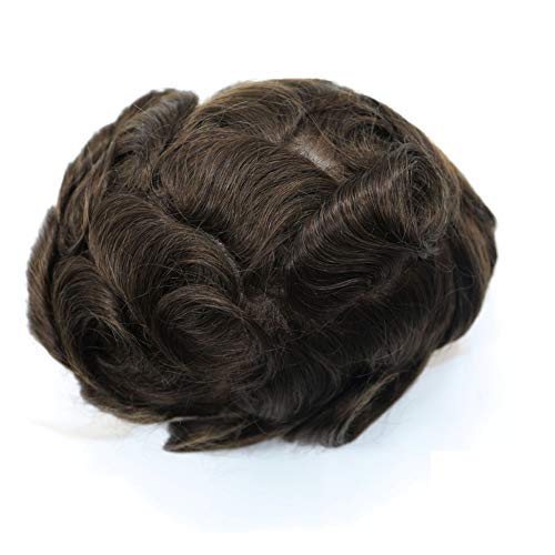 N · y · p renda francesa de renda dianteira de penhor de penteado com nó branqueado de cabelo de cabelo humano de cabelo humano
