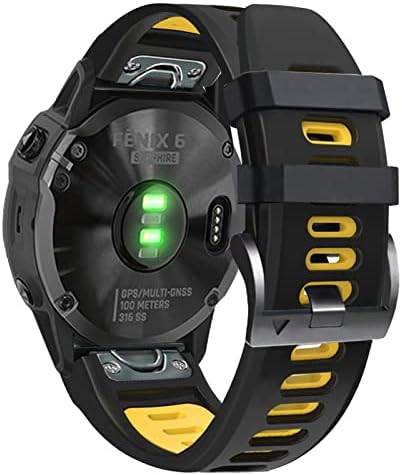 Bdnjn Smart Watch Silicone Substaction theachs para Garmin Fenix ​​7 7x 6 6x Pro 5 5x mais 3 3HR Forerunner 935 Pulseira 22 26mm