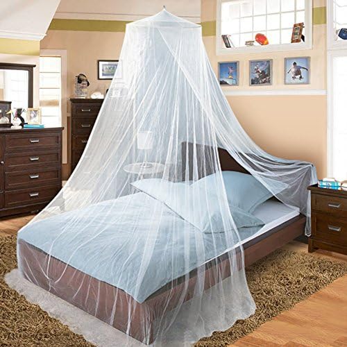 Canopy da cama de estrela de Twinkle para camas de tamanho único a king, elegante das cortinas de rede de cúpula de cúpula Canopy para camas de tamanho único a king