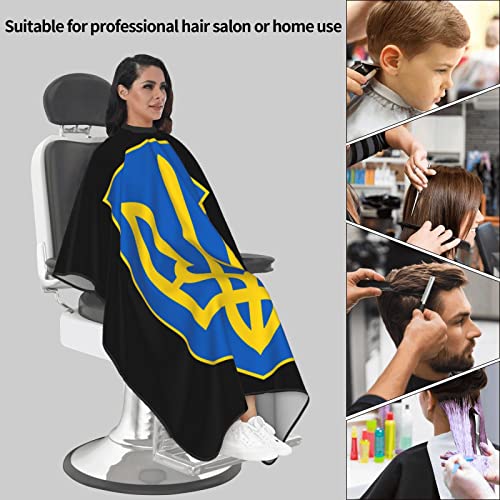 Brasão de armas da Ucrânia 3D de impressão barbeiro profissional Cabo corte cabelo corte de cabelo corte de salão de salão cabeleireiro
