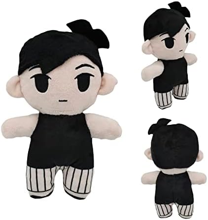 Phimiita Omori Plush Sunny Toy Pilled Pillow Doll, 11in/28 cm de desenho animado Omori Cosplay Merch Figura Plush Toy para