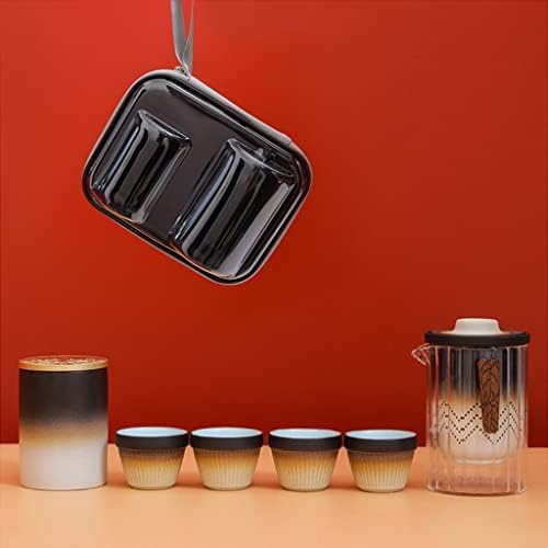 Feer Gradiente portátil Viagem Tea Set Home Cup Rápido Conjunto de chá que acompanha um presente de negócios do conjunto de negócios