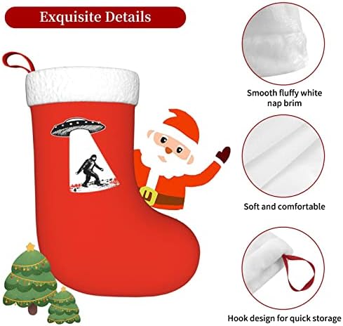 Yoigng Bigfoot Sasquatch Christmas Stocking Xmas meias