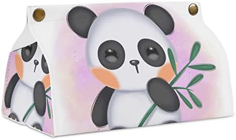 Adorável porta -tecidos de tecidos de panda adorável organizador de guardana