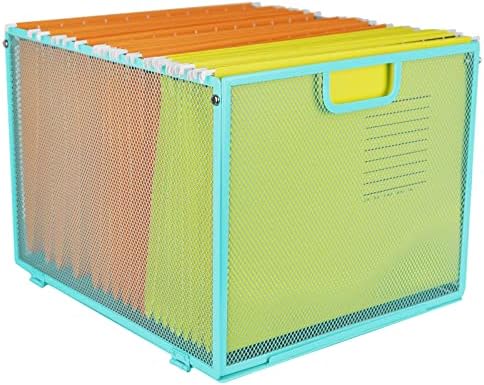 Caixa de pasta de malha de organizador de arquivos pendurados proaid pendurada, caixa de letra de gabinete de metal Organizador