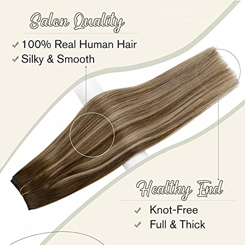 Salvar mais Buy Together: Easyouth 20 polegadas Extensões de cabelo de arame 4/77/4 e 22 polegadas Micro Loop Hair Extensions