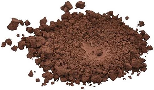 Óxido de ferro marrom escuro Luxury Colorant Powder Powder Cosmetic, incluindo olhos para sabão, esmalte 2 oz